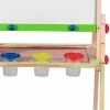 Deals 🔔 Hape E1010 Magnetic All in 1 Kids Height Adjustable Drawing Dry-Erase Chalkboard Wooden Artist Easel with 3 Paint Pots and Refillable Paper Roll ✨