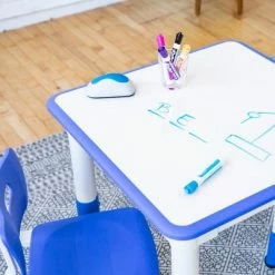 New 🥰 ECR4Kids Square Resin Dry-Erase Adjustable Activity Table with 2 Chairs (3-Piece Set) 😍 -Kids' Crafts Sales Store unnamed file 1140