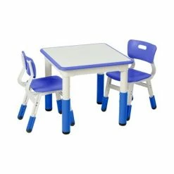 New 🥰 ECR4Kids Square Resin Dry-Erase Adjustable Activity Table with 2 Chairs (3-Piece Set) 😍 -Kids' Crafts Sales Store unnamed file 1143