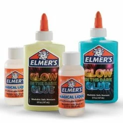 Discount 🛒 Elmer's Elmer's 4pk Glow in the Dark Slime Kit ❤️