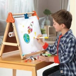 Flash Sale ๐ Discovery Kids Tabletop Dry Erase and Chalk Easel ๐