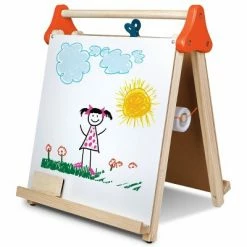 Flash Sale 😍 Discovery Kids Tabletop Dry Erase and Chalk Easel 🎁 -Kids' Crafts Sales Store unnamed file 1201