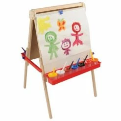 Top 10 👏 Kaplan Early Learning Company Kaplan Early Learning Floor Style Adjustable Height Art Easel ✔️