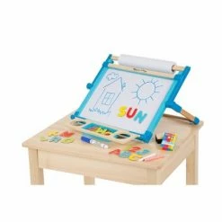 Discount 💯 Melissa & Doug Melissa & Doug Double-Sided Magnetic Tabletop Art Easel - Dry-Erase Board and Chalkboard 💯 -Kids' Crafts Sales Store unnamed file 1279