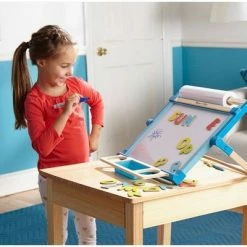 Discount 💯 Melissa & Doug Melissa & Doug Double-Sided Magnetic Tabletop Art Easel - Dry-Erase Board and Chalkboard 💯 -Kids' Crafts Sales Store unnamed file 1280