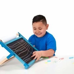 Discount 💯 Melissa & Doug Melissa & Doug Double-Sided Magnetic Tabletop Art Easel - Dry-Erase Board and Chalkboard 💯 -Kids' Crafts Sales Store unnamed file 1283