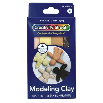 Hot Sale ⭐ Creativity Street Modeling Clay, 4 Assorted Neutrals, 1 lb./4 Sticks Per Pack, 12 Packs ✨ 1 Hot Sale ⭐ Creativity Street Modeling Clay, 4 Assorted Neutrals, 1 lb./4 Sticks Per Pack, 12 Packs ✨