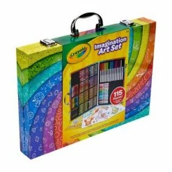 Kids' Crafts Sales Store 14 Outlet 𧨠Crayola 115pc Imagination Art Set with Case π