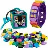 Cheap 👏 LEGO DOTS Neon Tiger Bracelet & Bag Tag 41945 Building Set ✨