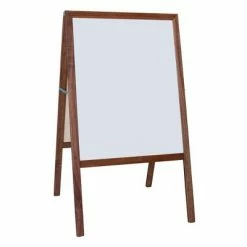 Hot Sale ๐ Flipside Products Stained Marquee Easel with White Dry Erase/Black Chalkboard ๐