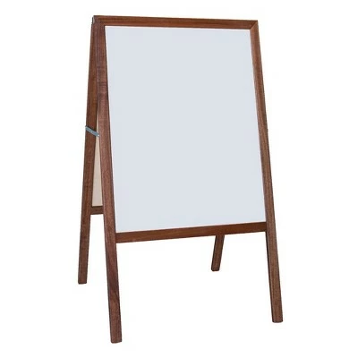 Hot Sale 🔔 Flipside Products Stained Marquee Easel with White Dry Erase/Black Chalkboard 🌟 1 Hot Sale 🔔 Flipside Products Stained Marquee Easel with White Dry Erase/Black Chalkboard 🌟