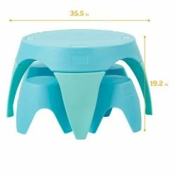 Top 10 ๐งจ ECR4Kids Ayana Table and Stool Set, Plastic Kids' Table and Chairs ๐