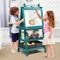 New 🎉 Costway 3 in 1 Double-Sided Wooden Kid's Art Easel Whiteboard 👍 13 New 🎉 Costway 3 in 1 Double-Sided Wooden Kid's Art Easel Whiteboard 👍 -Kids' Crafts Sales Store unnamed file 338