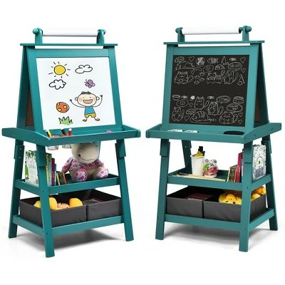 New 🎉 Costway 3 in 1 Double-Sided Wooden Kid's Art Easel Whiteboard 👍 10 New 🎉 Costway 3 in 1 Double-Sided Wooden Kid's Art Easel Whiteboard 👍 - Image 10