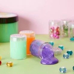 Wholesale โค๏ธ Bright Creations 35 Pack Empty Slime Storage Containers with Lids, Clear Plastic Jars with Labels for Organization, 1.2 oz โค๏ธ