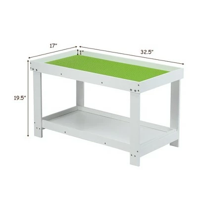 Discount ๐ฏ Costway Solid Wood Kids Activity Play Table Block Table Multifunction W/Storage White ๐ฅ 8 Discount ๐ฏ Costway Solid Wood Kids Activity Play Table Block Table Multifunction W/Storage White ๐ฅ - Image 8