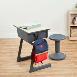 Hot Sale ✔️ ECR4Kids Cave Open Front Student Desk with Large Plastic Book Box, RTA - Maple/Black 🔔 -Kids' Crafts Sales Store unnamed file 439