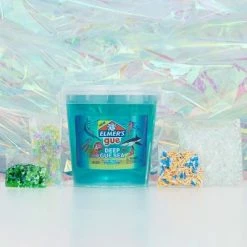 New 👏 Elmer's Elmer's Gue 1.5lb Deep Gue Sea Premade Slime Kit with Mix-Ins 💯