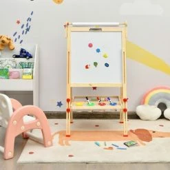 Promo 👍 Costway Kids Art Easel w/Paper Roll Double-Sided Adjustable Drawing Easel Board 🥰 11 Promo 👍 Costway Kids Art Easel w/Paper Roll Double-Sided Adjustable Drawing Easel Board 🥰 -Kids' Crafts Sales Store unnamed file 489