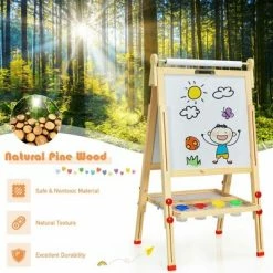Promo 👍 Costway Kids Art Easel w/Paper Roll Double-Sided Adjustable Drawing Easel Board 🥰 13 Promo 👍 Costway Kids Art Easel w/Paper Roll Double-Sided Adjustable Drawing Easel Board 🥰 -Kids' Crafts Sales Store unnamed file 491