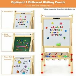 Promo 👍 Costway Kids Art Easel w/Paper Roll Double-Sided Adjustable Drawing Easel Board 🥰 16 Promo 👍 Costway Kids Art Easel w/Paper Roll Double-Sided Adjustable Drawing Easel Board 🥰 -Kids' Crafts Sales Store unnamed file 494