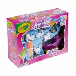 Promo ⭐ Crayola 12pc Scribble Scrubbie Pets Tub Set 🤩