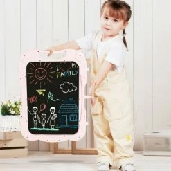 Deals 🔔 Costway Kids Easel for Two Adjustable Height Double Sided Art Easel 🧨 -Kids' Crafts Sales Store unnamed file 585