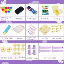 Deals 🔔 Costway Kids Easel for Two Adjustable Height Double Sided Art Easel 🧨 -Kids' Crafts Sales Store unnamed file 589