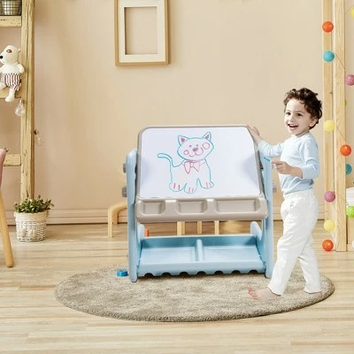 Top 10 ๐ Costway 2 in 1 Kids Easel Table & Chair Set Adjustable Art Painting Board Gray/Blue/Light Pink โ๏ธ 3 Top 10 ๐ Costway 2 in 1 Kids Easel Table & Chair Set Adjustable Art Painting Board Gray/Blue/Light Pink โ๏ธ - Image 3