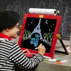 Brand new ๐งจ FAO Schwarz Art Tabletop 3-In-1 LED Easel Set ๐