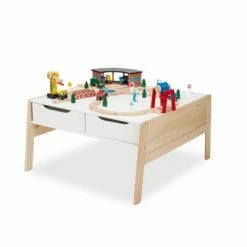 Flash Sale 💯 Melissa & Doug Melissa & Doug Wooden Art & Activity Table with Bins ⌛